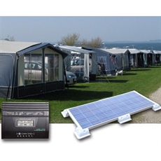 Camping solcelleanlæg 400-450 Wh (100 Wp)